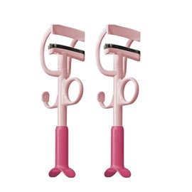 Terraneco nuevo juego de 2 rizadores de pestañas para terraneco, color rosa, 1 unidad, 138 mm de alto x 38 mm de ancho x 53 mm de peso y 16 g         