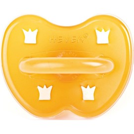 Hevea Natural Rubber Dummy Soother - Rounded 3 months+ Crown