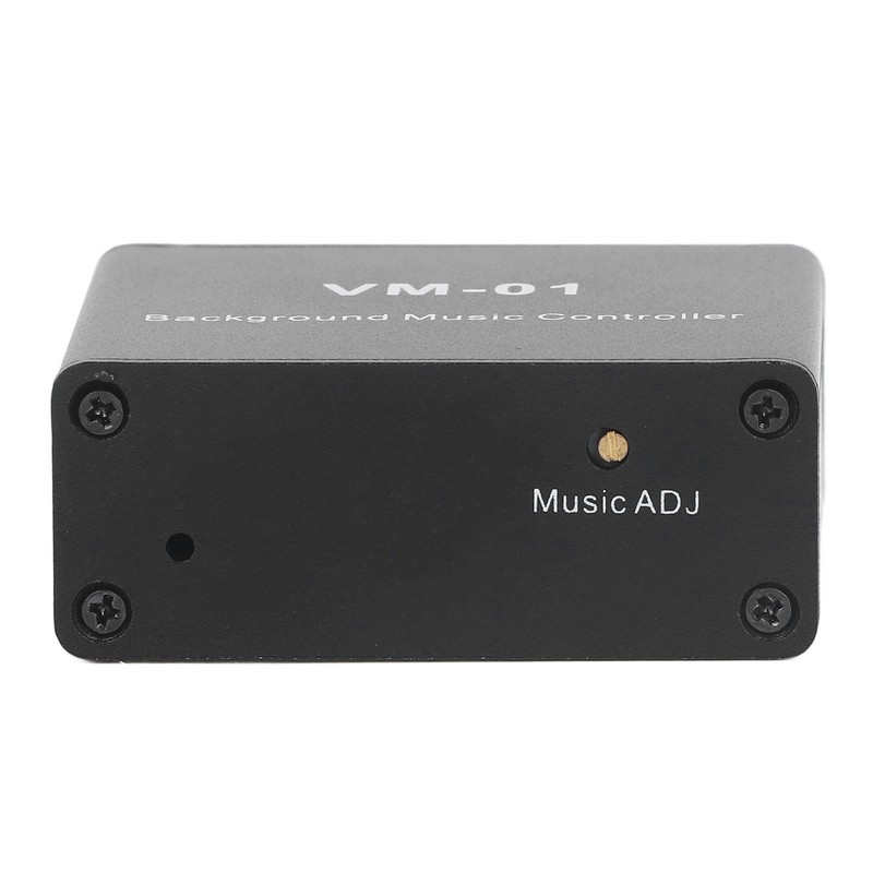 Background Music Controller Black Excellent Compatibility Miniature Size Music Switcher