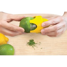 Talisman Designs Citrus Zester & Reamer | Orange Lemon & Lime Zester | BPA Free Kitchen | Functional Kitchen, Zesting Tool | Plastic & Stainless Steel