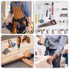 7-Piece Hex Screwdriver Holder with 1 Carabiner, Aluminium Alloy Screwdriver