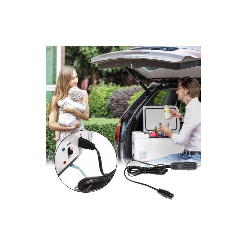 Casoter 12V DC Car Refrigerator Power Cable Replacement Car Cooler,
