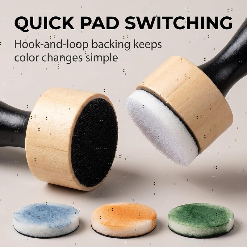 Mini Round Ink Blending Tool Art Supplies for Distressing Blending
