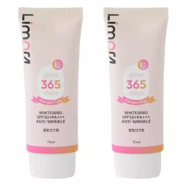 Limora 리모라 쌀빛선크림 SPF+PA+++ 눈시림없는 알러젠프리 혼합자차 선크림 70ml 2개 Limore Snow White Sun Cream SPF+PA+++ Non-Sticky Allergy Free Mixed Trio Sun Cream 70ml 2pcs