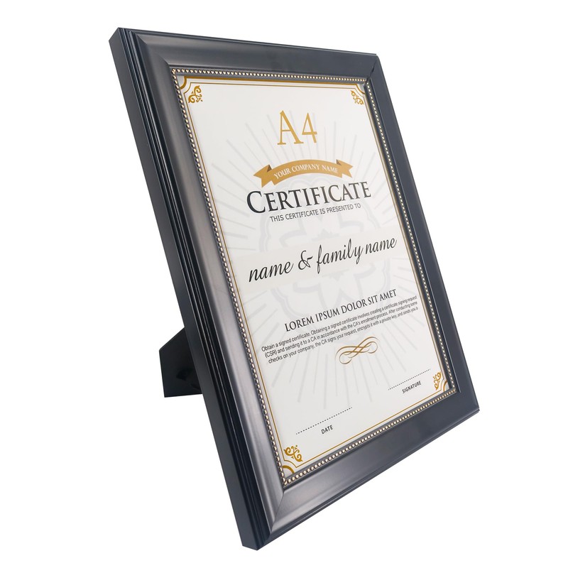 GraduationMall A4 Diploma Picture Frame Certificate Frame Document Frame Plexiglass