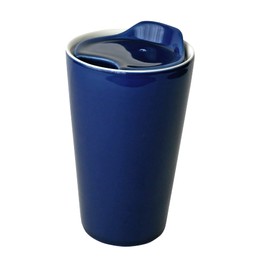 Dolce duo DAM-126 Tumbler, Ceramic, Double Layer, Heat Retention, Cold Insulation, Lid, 10.1 fl oz (310 ml), Navy, Men's Gift, Birthday Present