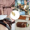 sourcing map Faux Leather Strips 0.12" Wide 197" Long Gold