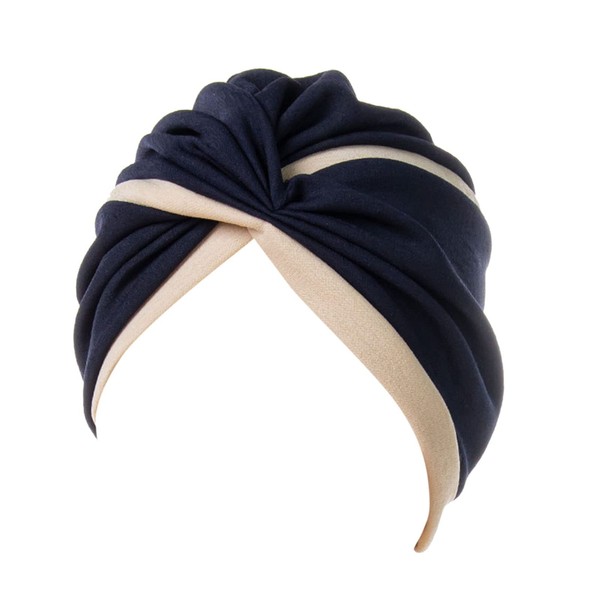 QUINTRA , Plain Stretch Comfortable Large Pearl Beanie Hat for