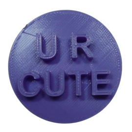 AJT U R CUTE CANDY HEART COOKIE STAMP EMBOSSER MADE IN USA PR5452