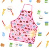 CUBACO Kids Art Smocks Children Waterproof Artist Painting Aprons with