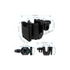 Accmor Stroller Cup Holder with Phone Holder, Universal Cup Holder,