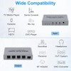 ZENWORYS Digital Optical Splitter SPDIF TOSLINK Digital Optical Audio Splitter