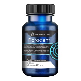 HEALTHADDICTION - Probióticos Dentales Floradent - Reduce Mal Aliento y Caries - Balance de PH en Dientes y Boca - Suplemento Alimenticio - 60 Cápsulas de 400 mg