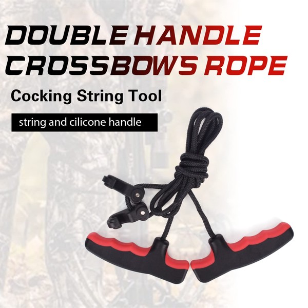 ELONG OUTDOOR Crossbow Cocking Device Crossbows Cocker Rope Double Handle