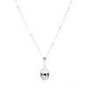Paialco 925 Sterling Silver Mini Spoon Pendant Necklace Cute Charm