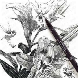 UniBall Uni Pin Pigment Liner Fineliner Drawing Pen - Full Set of 9 Grades - Black Ink!!