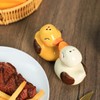 Bicuzat Ceramic Duck Shape Salt & Pepper Shakers Set, Hand-Painted