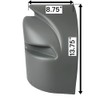 Box Truck Corner Cap RH Curbside, 13.75 x 8.75 inches,