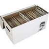 7" 45rpm Vinyl Record Storage Box - Sturdy Cardboard with