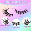 Losha Lashes Spiky Manga Lashes Wispy Anime False Eyelashes 9