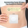 30Pcs Castor Oil Pack Wrap, Castor Oil Patches for Belly