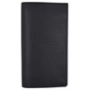 MARSHAL Genuine Leather Checkbook Cover Case #156-cr (CN Black)