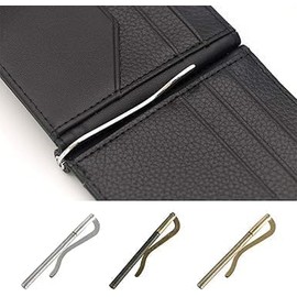 Ghrnun Spring Clip DIY, Metal Money Clip, Wallet Spring Clip DIY Tool for Leather Wallet Purse Credit Card Holder