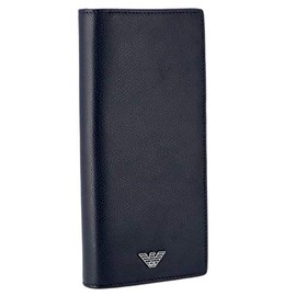 Emporio Armani Men's VIT.ST.PALMELLATO Bifold Long Wallet BLUE Y4R256-YAQ2E-80013, blue