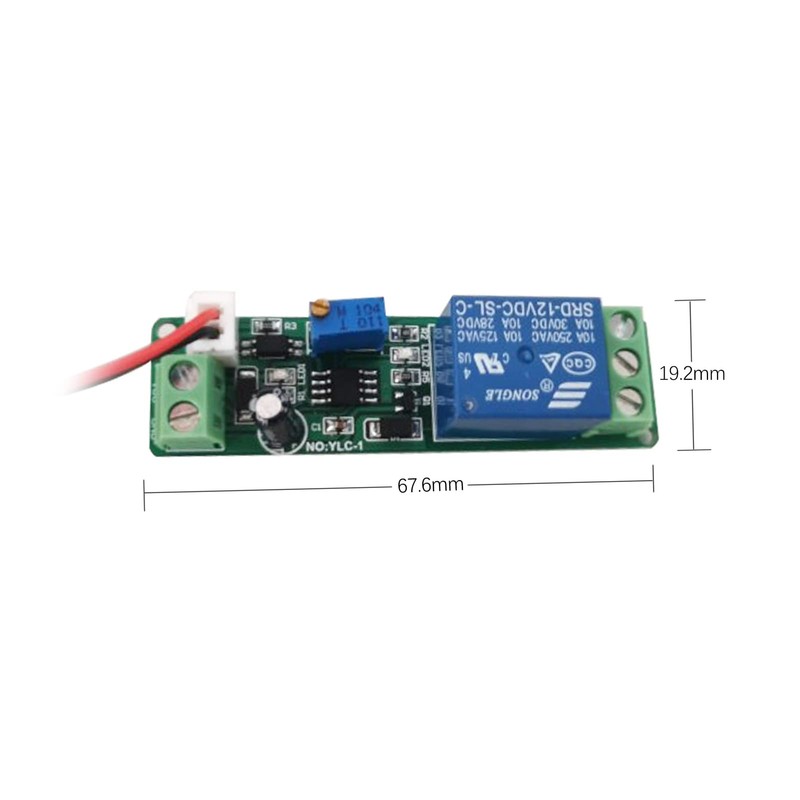 Jadeshay DC 12V Adjustable Timer Delay Module, High Precision Turn