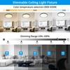 HOVENLA 24 Inch Large LED Flush Mount Ceiling Light Fixtures