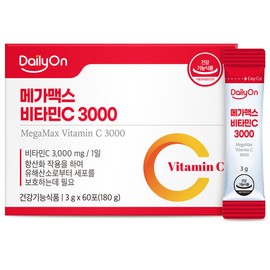 Dailyon [Dailion] Mega Max Vitamin C 3000 60 packets x 1 pack (2 months) / [데일리온] 메가맥스 비타민C 3000 60포x1개(2개월)