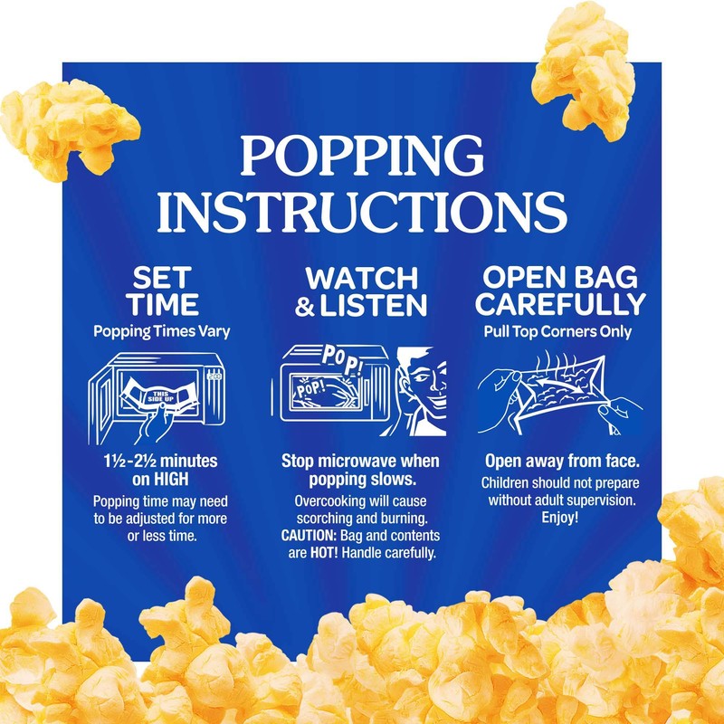 Act II Movie Theater Butter Microwave Popcorn, 2.75 oz., 6-Count