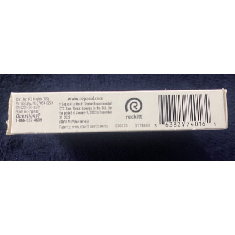 7.5 mg 16ct Cepacol EXTRA STRENGTH Sore Throat & Cough