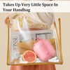 100 Pcs Scrunchie Drink Covers, Bulk Disposable Plastic Covers, Cups