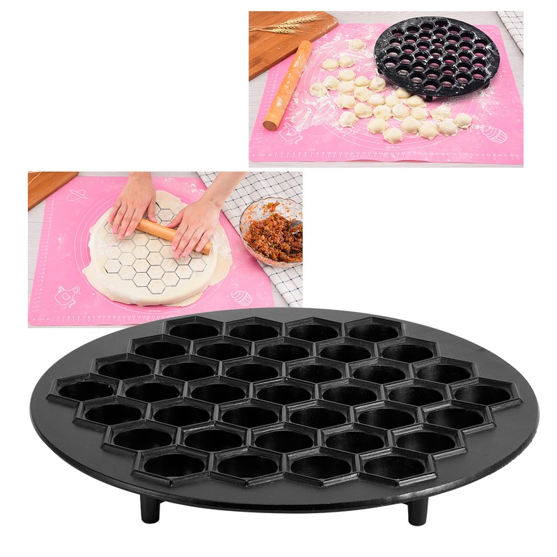 37 Holes Dumpling Mould Aluminium Alloy Ravioli Maker Baking Molds