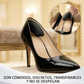 20 Pares Almohadillas de Talón para Zapatos,Talón Autoadhesivas (Negro) Gamuza suave,alivio del dolor y ampollas.Adhesivo fuerte sin residuos. Ajuste perfecto,Talla única: tacones,botas,tenis.