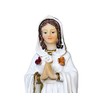 Casa Cristo Rey Escultura Virgen Rosa Mística elaborada en Resina,