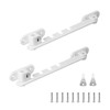0XBIT Pack of 2 Tilting Window Stops, White Window Locks,