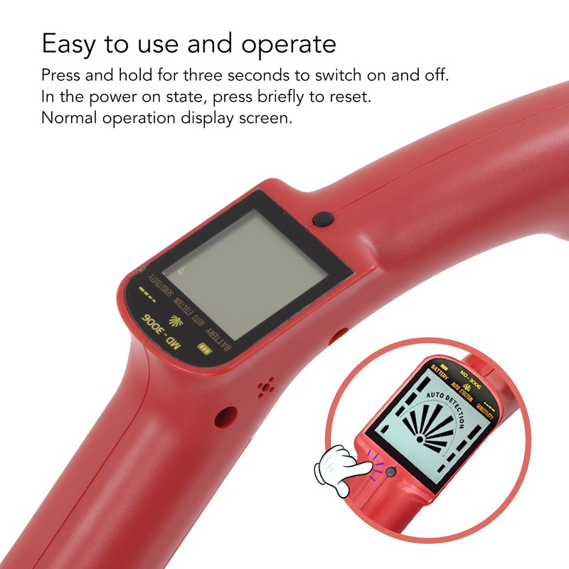 Metal Detector Pinpointer Coin Finder High Accuracy Tool for Inspection