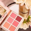 Set De 3 Paletas Floral Bloom, Sombras, Rubor E Iluminador