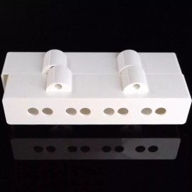 True Custom Shop® White Pickup Covers for Vintage USA Fender Jazz Bass J Bass