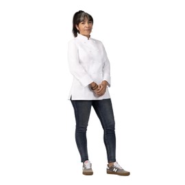 Chef Works Women's Siena Executive Chef Coat, White, 14