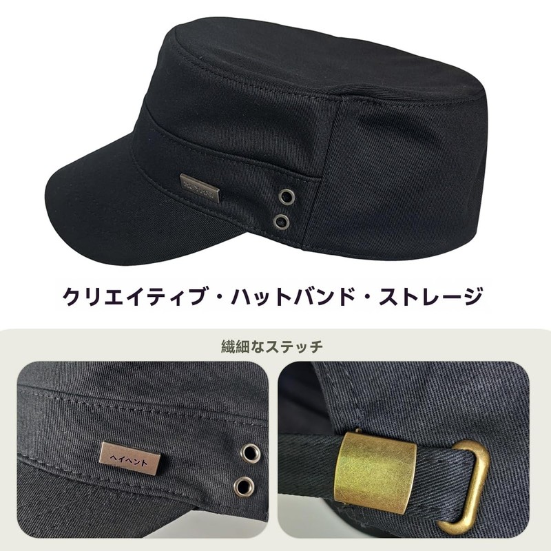 RUNQIU Military Design Solid Work Cap Retro Denim Military Cap