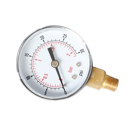 Vaguelly Psi Npt Pressure Gauge High Precision Bar Gauge for Water Construction Markings Portable