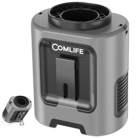 COMLIFE Portable Mini Waist Fan - Rechargeable Clip on Wearable Belt Fan, Max 25H Cooling,4 Speeds 13000RPM Turbo Hands-Free Under-Shirt Neck Fan for Outdoor Jobsite Camping Traveling