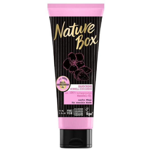 Nature Box Hand Cream Almond Oil 75 ml