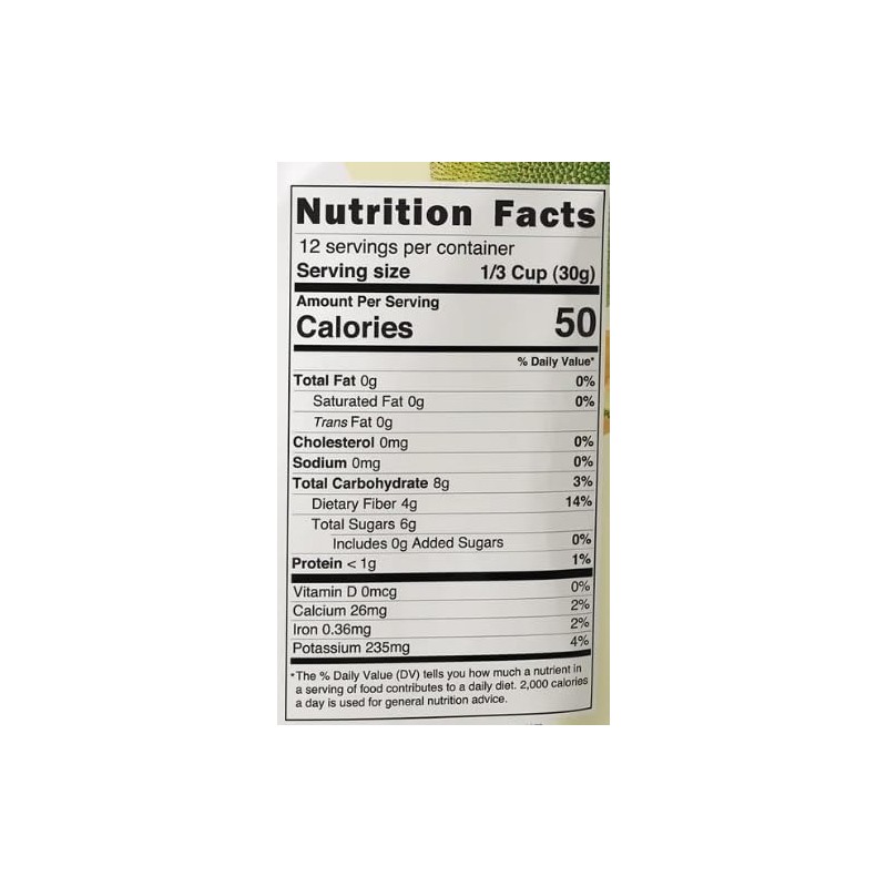 Jackfruit Chips, Net Weight 13 Ounce - Gluten-Free, No Added