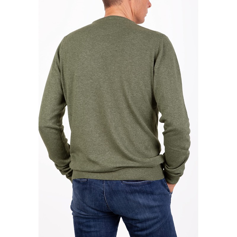 Crew Neck in Mixed Cashmere Made in Italy - Men,