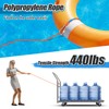 Acostop Professional Water Floating Lifesaving Anchor Rope, Orange