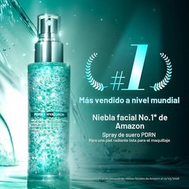 Anua PDRN - Suero facial en aerosol con brillo de colágeno, niebla facial hidratante, ácido hialurónico, acabado de vidrio húmedo, todo tipo de piel, 